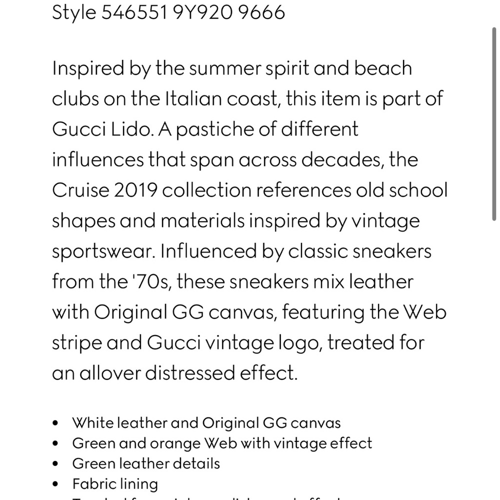 Gucci MEN'S GG SCREENER SNEAKER - Picture 9 of 9
